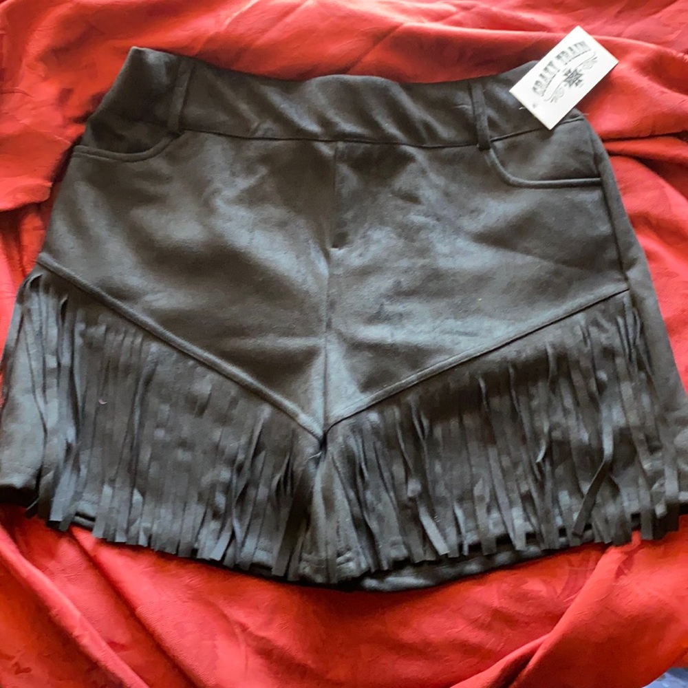 Fringe shorts